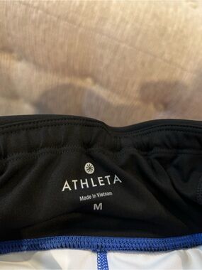 Athleta Black and Blue Leggings (M)